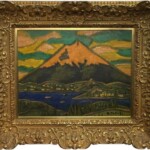 田崎広助 『箱根朱富士』