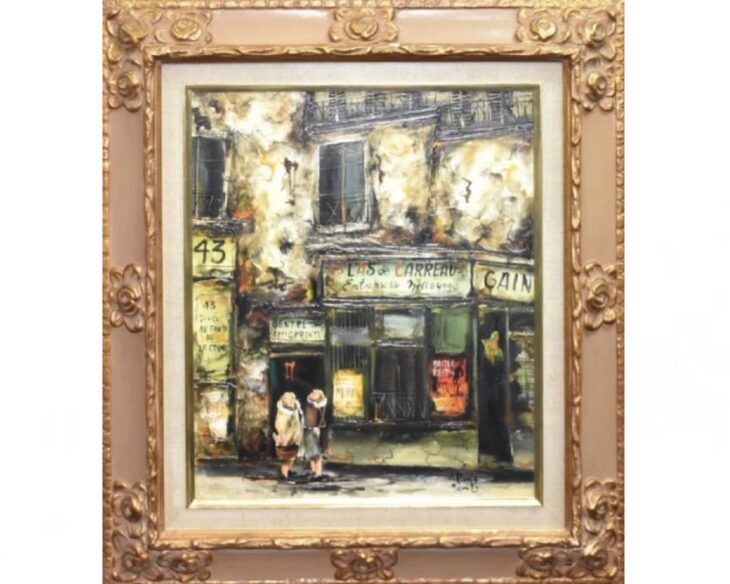 谷本ためひろ 『パリの下町』