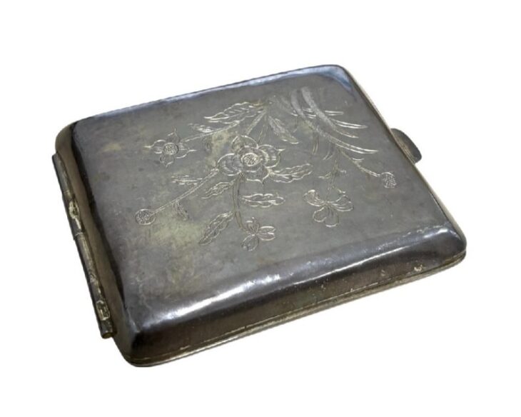 銀製 シガレットケース