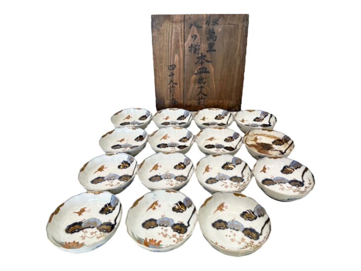 伊万里焼 通り物 本皿 十五客