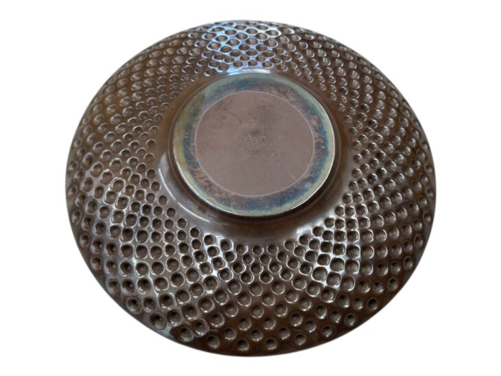 純銀製 霰茶托 ｜骨董品買取 緑和堂
