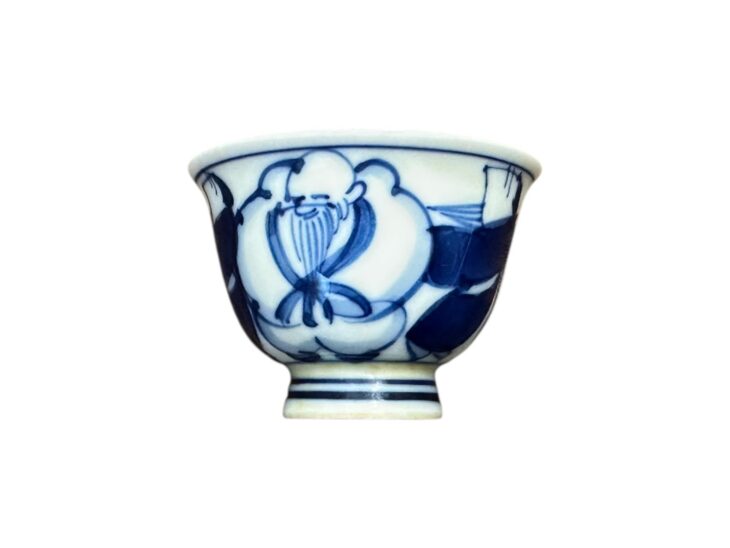 染付 煎茶器碗 ｜骨董品買取 緑和堂