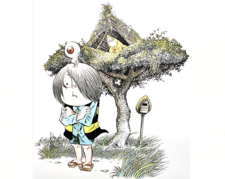 水木しげる 『鬼太郎親子の家』 ｜骨董品買取 緑和堂