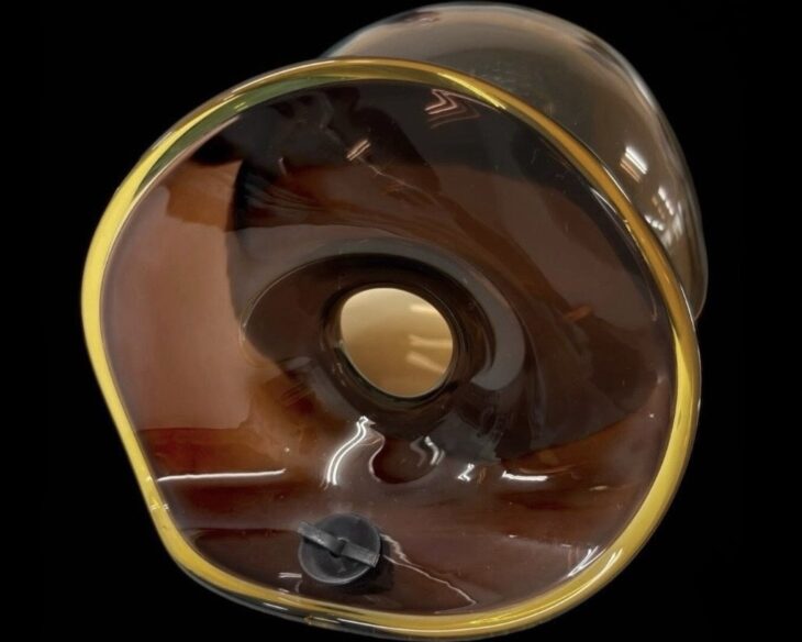 益田芳徳 『硝子花入』 ｜骨董品買取 緑和堂