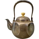 竹谷 徳之助 金正堂 『象牙摘 銀瓶』