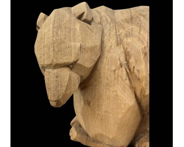 柴崎重行 『木彫り 熊』 ｜骨董品買取 緑和堂