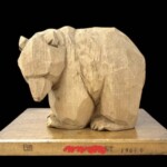 柴崎重行 『木彫り 熊』