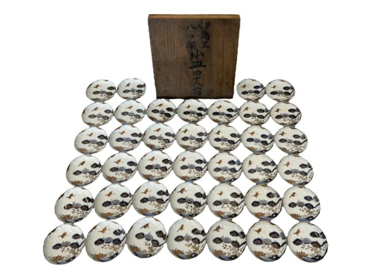 伊万里焼 通り物 小皿揃 三十九客