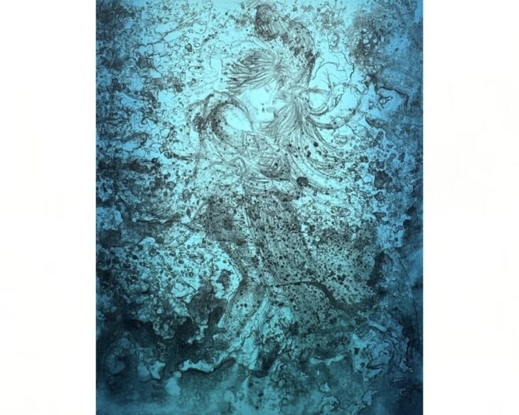 天野 喜孝 『水夢』 ｜骨董品買取 緑和堂