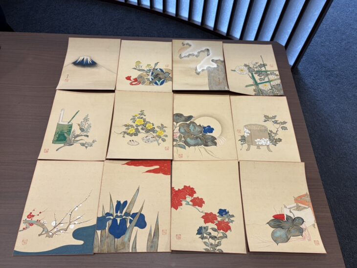 伊藤小坡題 『酒井抱一 有職図 十二カ月』