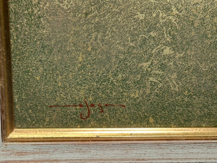 辻真砂、【湖畔暮色】、希少な画集画、新品高級額・額装付 辻真砂 『夕蝉』 ｜骨董品買取 緑和堂