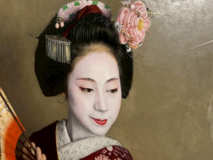 中上誠章 『舞』 ｜骨董品買取 緑和堂