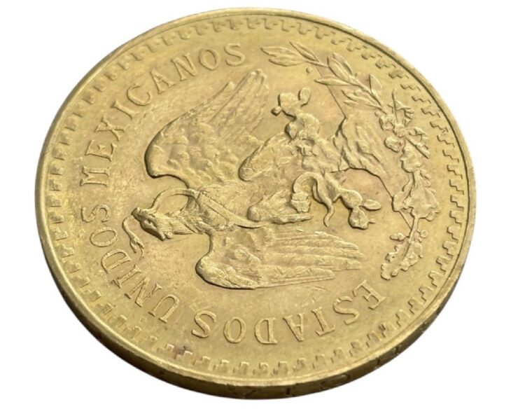 メキシコ 50ペソ金貨 ｜骨董品買取 緑和堂