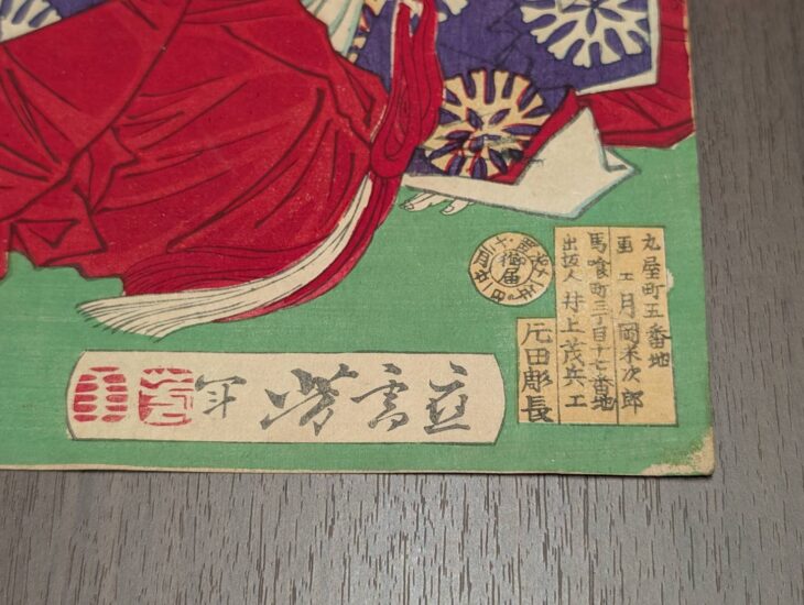 月岡芳年『美立七曜星 揃』 ｜骨董品買取 緑和堂