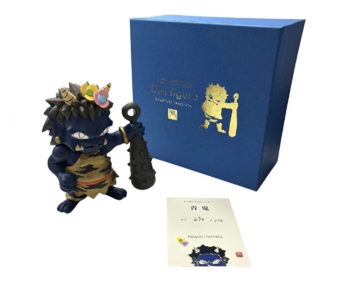 瀧下和之 青鬼 フィギュア オブジェ 桃太郎 280体 限定 美品 瀧下 和之 『青鬼 MOMOTARO ONI Figure』 ｜骨董品買取 緑和堂