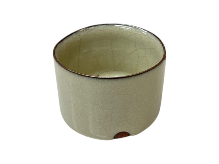 原口卓士 『米青磁茶碗』 ｜骨董品買取 緑和堂