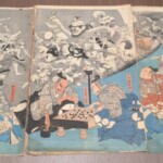 歌川国芳『源頼光公舘士蜘作図』