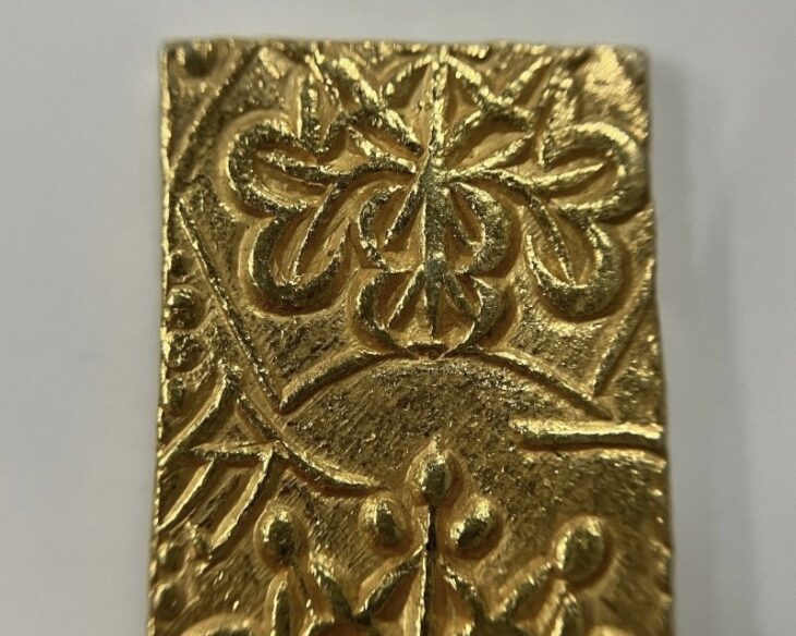 龍*ん様 光大正金王市天順制 骨董品 茶入れ アンティーク 天保一分判金 ｜骨董品買取 緑和堂