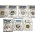 PCGS スラブ入り硬貨 7点セット