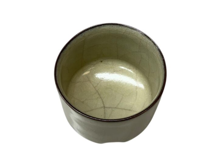原口卓士 『米青磁茶碗』 ｜骨董品買取 緑和堂
