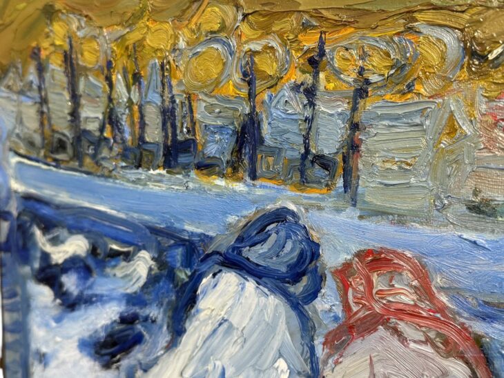 ジャン・フサロ 『カルプ橋』 ｜骨董品買取 緑和堂