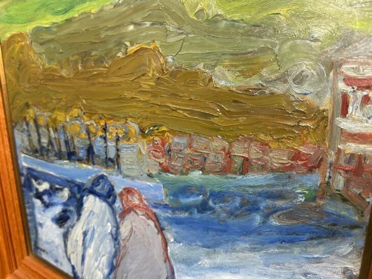 ジャン・フサロ、「コンコルド広場」、希少な額装用画集より ジャン