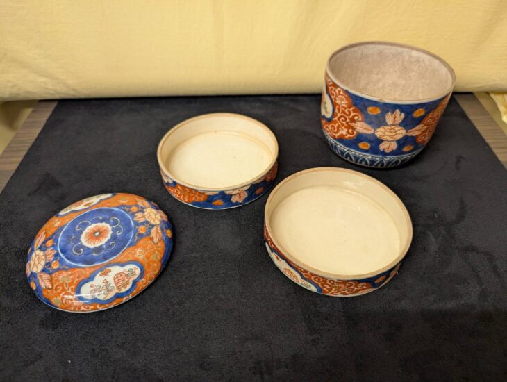 古伊万里 弁当箱 ｜骨董品買取 緑和堂