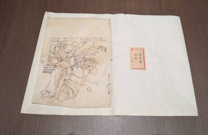 月岡芳年『版下絵2枚』 ｜骨董品買取 緑和堂