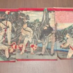 落合芳幾『石門口勝戦之図』