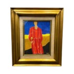 大沢 昌助 『赤いドレス』