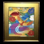 あいはら 友子 『赤富士に鳳凰』