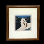 畦地梅太郎 『白馬雪渓』