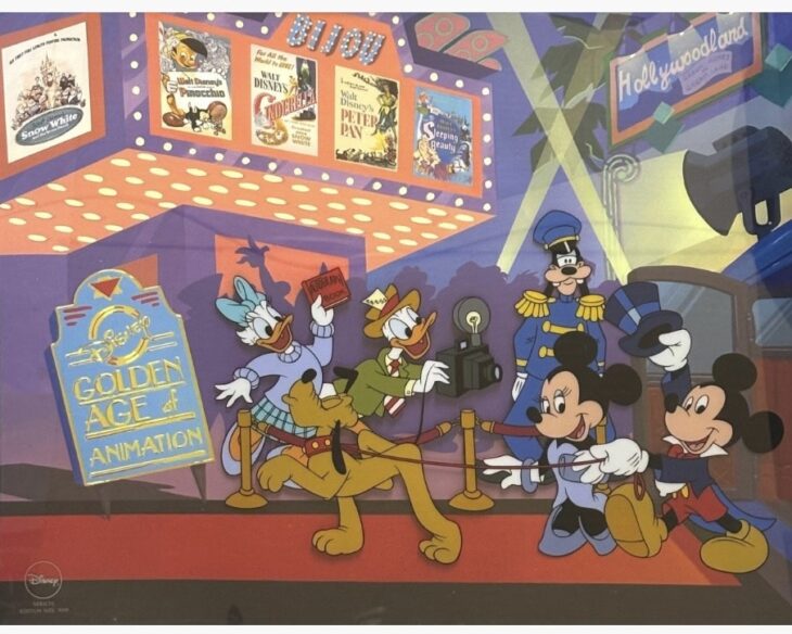 ディズニーセル画 『Mickey's film festival』 ｜骨董品買取 緑和堂