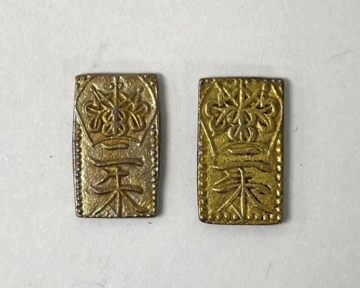 天保二朱判金 5点 ｜骨董品買取 緑和堂