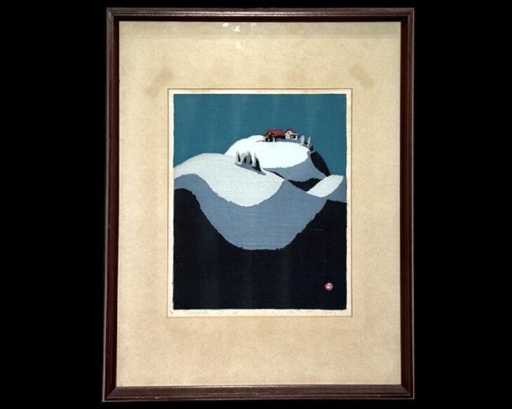 畦地 梅太郎 『頂上の小屋』