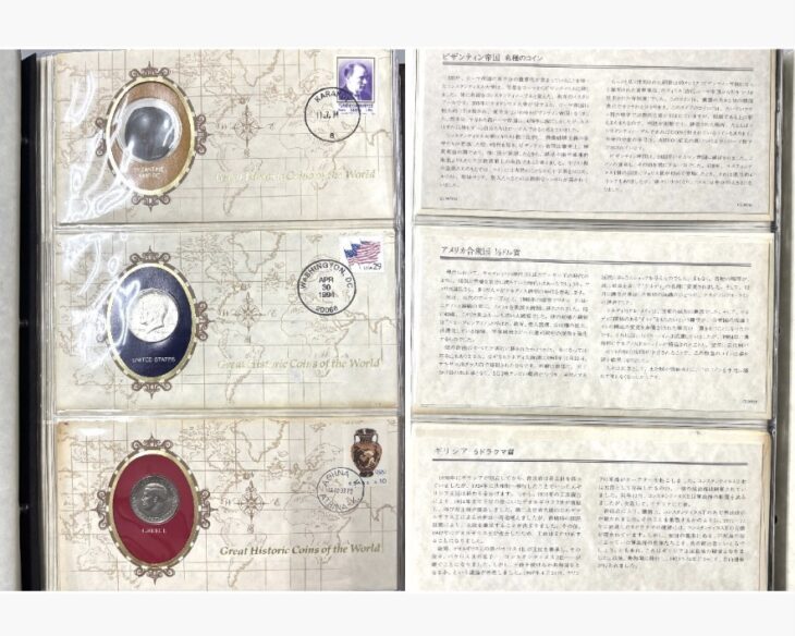 フランクリンミント Great Historic Coin 計44点 ｜骨董品買取 緑和堂