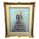 小野州一 『人形』 油彩 10号