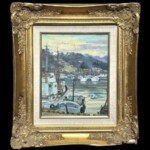 塗師祥一郎 『伊東港暮色』