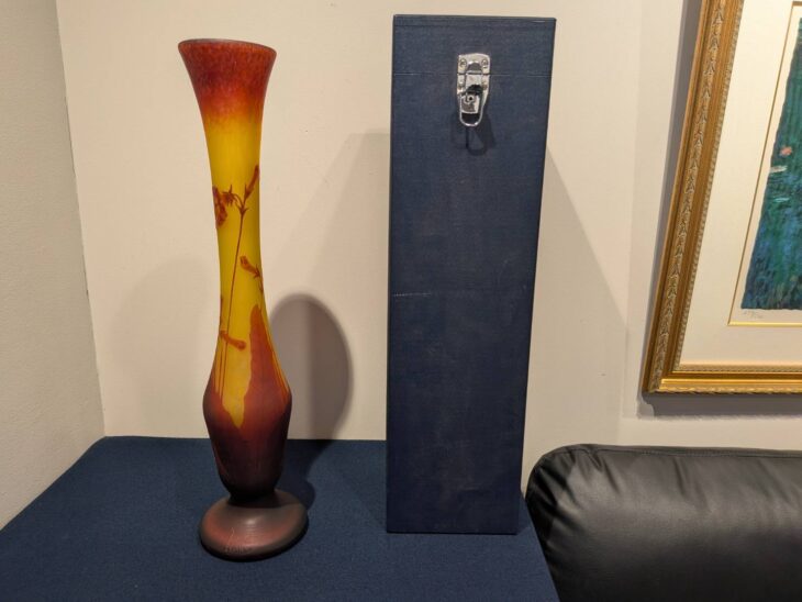 ドームナンシー 60㎝大型花瓶 ｜骨董品買取 緑和堂