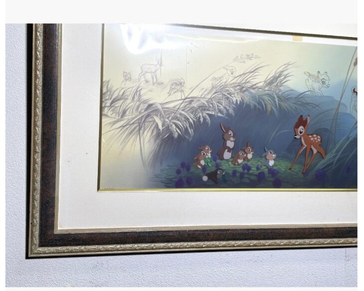 ディズニー　セル画　ダンボ＆バンビ ディズニーフィギュア・グッズ専門店 ディズニーコレクション