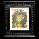 織田 廣喜 『少女』