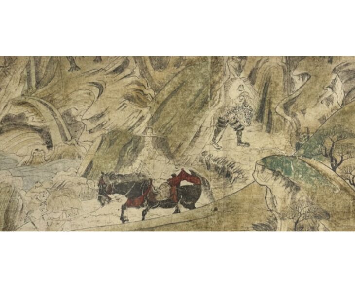 国宝 信貴山縁起絵巻 複製画 ｜骨董品買取 緑和堂