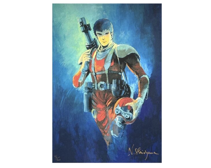 塩山紀生 『出立～装甲騎兵ボトムズより～』 ｜骨董品買取 緑和堂
