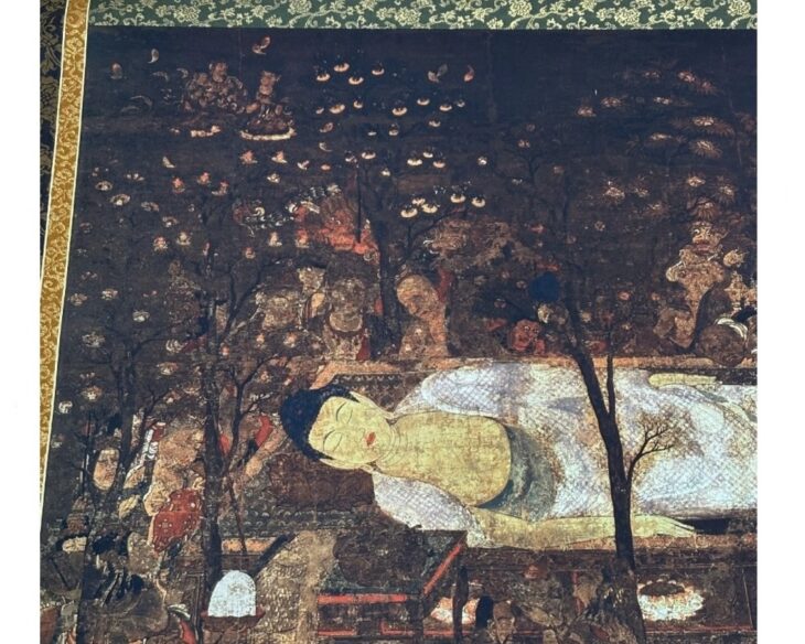 賢美閣 『重要文化財 仏涅槃図 掛軸』 複製画 ｜骨董品買取 緑和堂