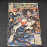 歌川国芳『通俗水滸伝豪傑百八人之一個　浪裡白跳張順』