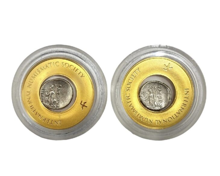 2点セット フランクリンミント 1ドラクマ銀貨 ｜骨董品買取 緑和堂