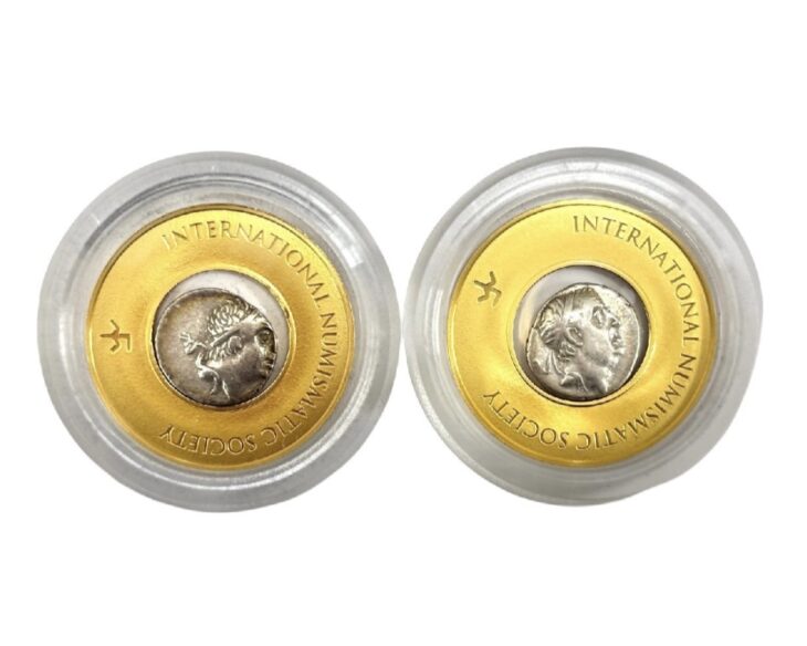 2点セット フランクリンミント 1ドラクマ銀貨 ｜骨董品買取 緑和堂