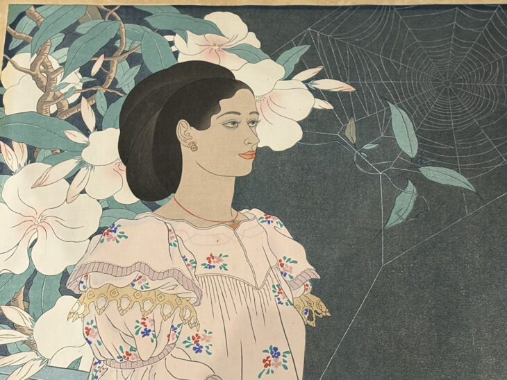 ポール・ジャクレー 『夜の花 』 ｜骨董品買取 緑和堂