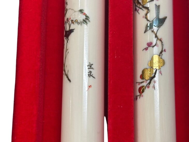 宮澤宝泉 『十二ヶ月花鳥 象牙印鑑』 ｜骨董品買取 緑和堂