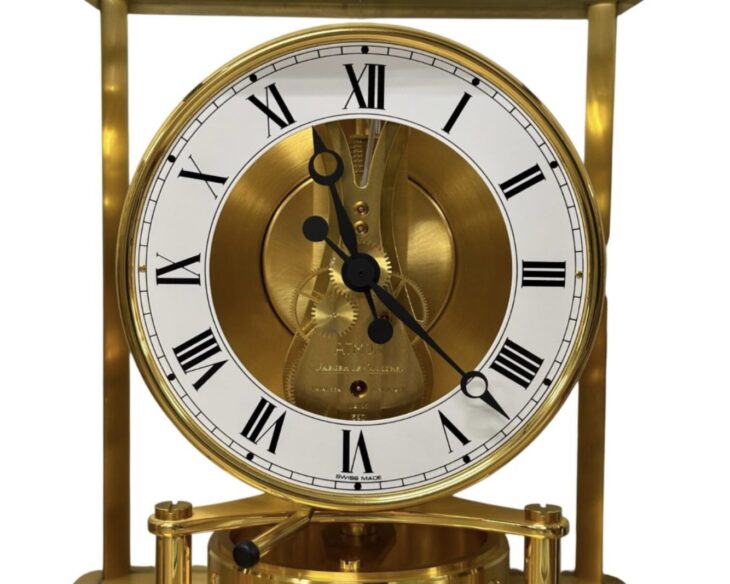 JAEGER-LECOULTRE ジャガールクルト Atmos 置時計 ジャガー・ルクルト 置時計『ATMOS 13石』 ｜骨董品買取 緑和堂
